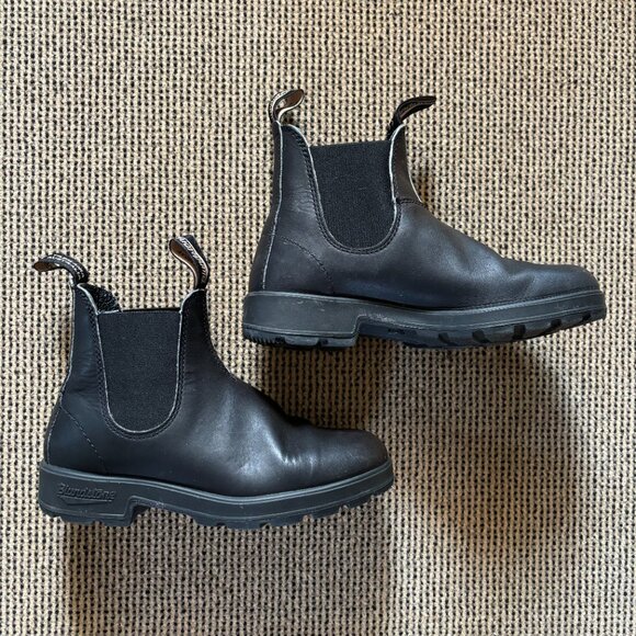 Blundstone Chelsea Boots Black Leather  sz 4 1/2  -(7 1/2 US) - Picture 2 of 11